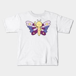 Butterfly with Dots Kids T-Shirt
